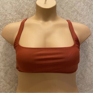 SHEIN Copper Rust Bikini Top